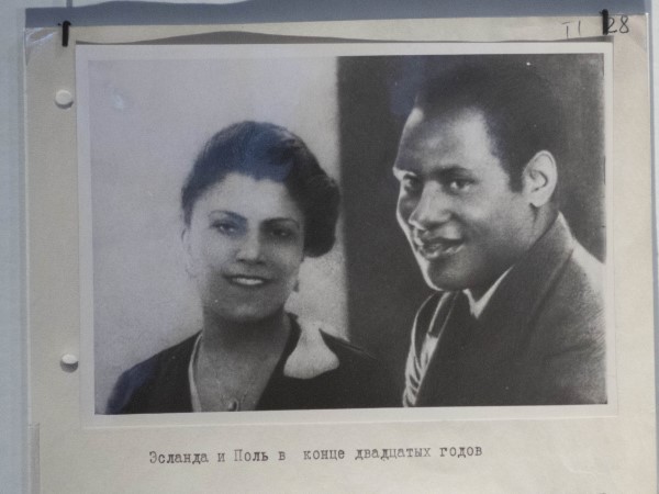Esmelda and Paul Robeson